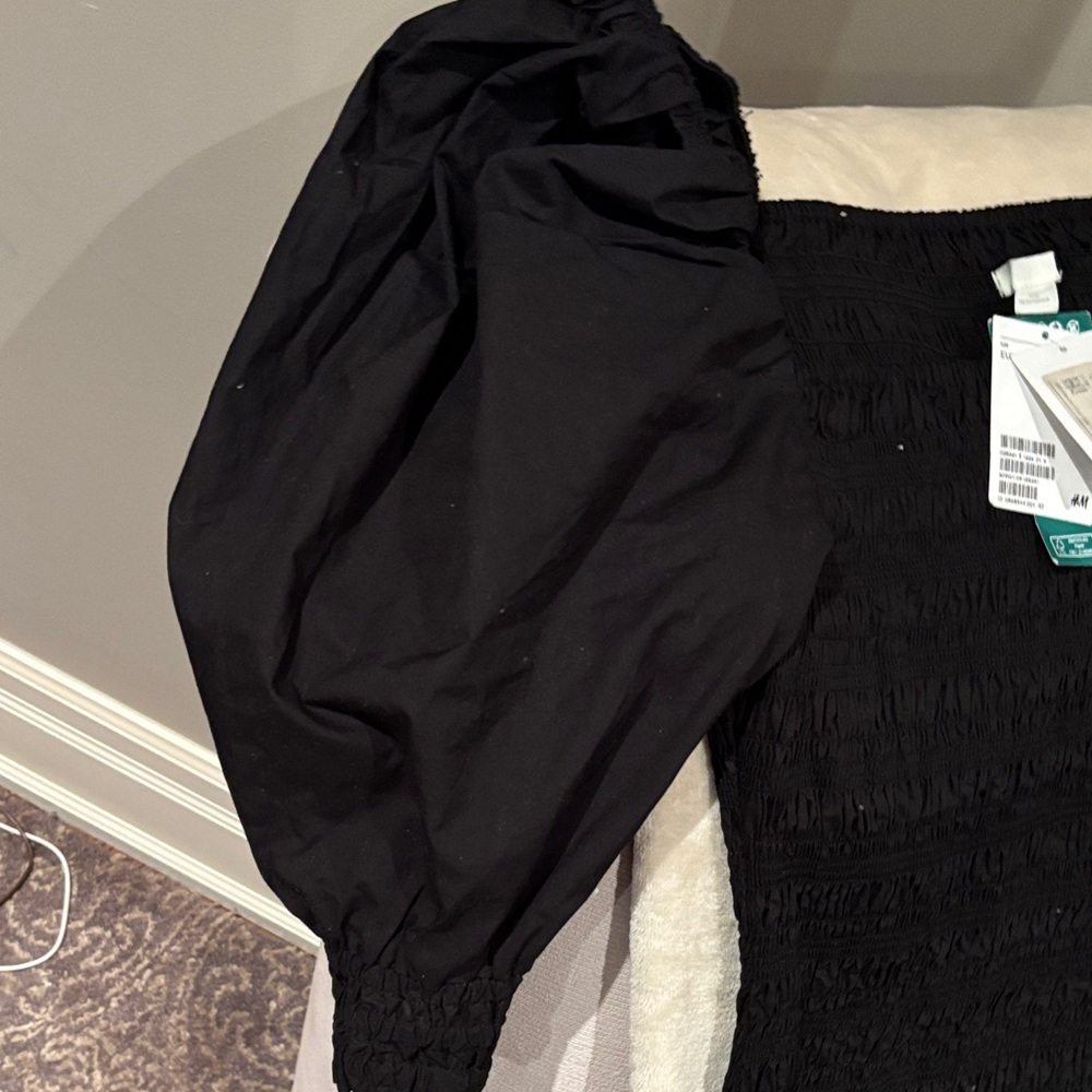 H&M Black Textured Dress - Picture 8 of 8